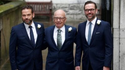 Ünlü medya patronu Rupert Murdoch'un ikinci oğlu James, ailesindeki iç