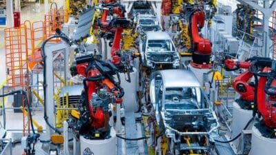 2025 yılı ocak ayında Türkiye'de toplam otomotiv üretimi, bir önceki