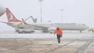 İstanbul’da beklenen kar yağışı ve olumsuz hava koşulları nedeniyle hava
