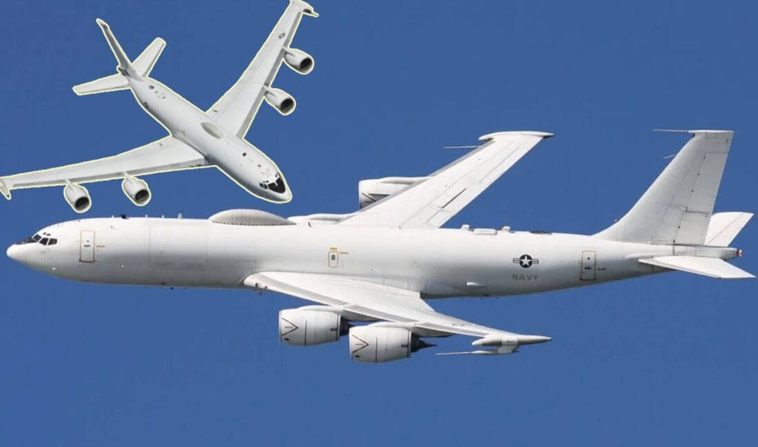 ABD'nin 'kıyamet uçağı' olarak bilinen Boeing E-6B Mercury, 10 Mart'ta