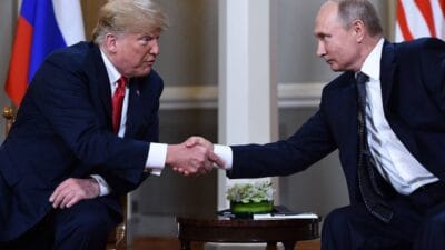 ABD Başkanı Donald Trump, Rusya Devlet Başkanı Vladimir Putin ile