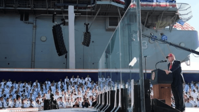 ABD Başkanı Donald Trump, dünyadaki tüm filolardan daha büyük, daha