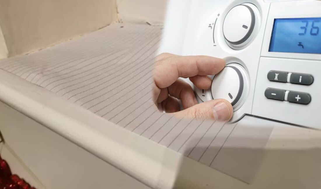 Kombi faturasını azaltmak isteyenlere pratik çözüm... Sadece bir A4 kağıdıyla