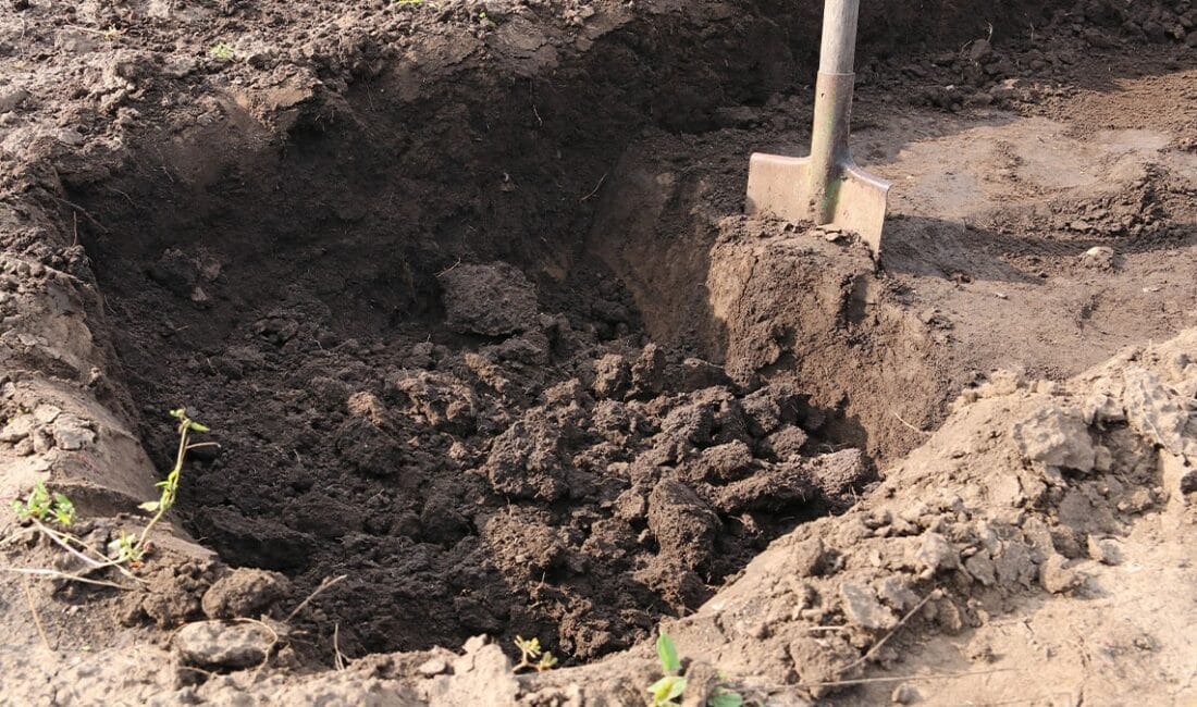 Fransa'da bir adam, evinin bahçesine havuz yaptırmak isterken hayatının en