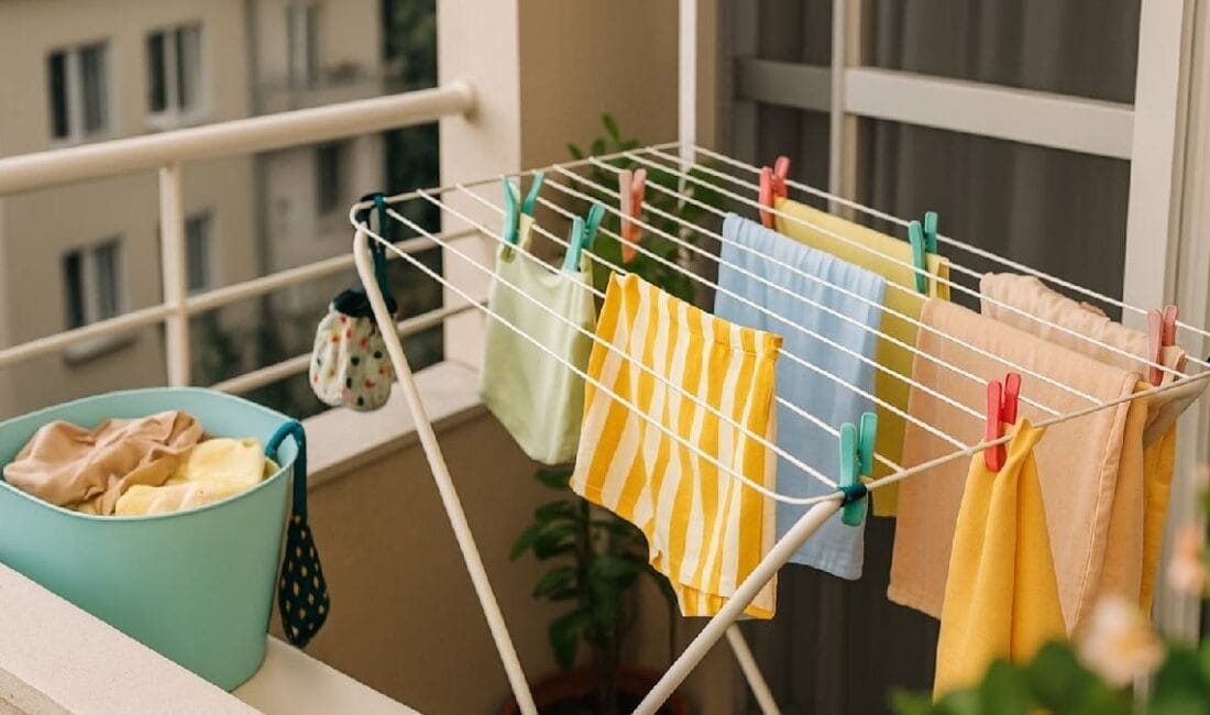 Uzmanlar, özellikle yoğun trafik bulunan bölgelerde balkonda çamaşır kurutmanın ciddi