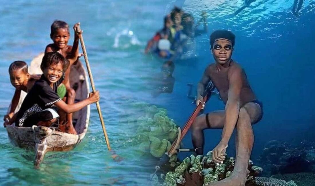 Güneydoğu Asya’da yaşayan Bajau halkı, binlerce yıl boyunca denize adapte