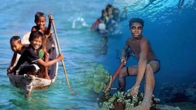 Güneydoğu Asya’da yaşayan Bajau halkı, binlerce yıl boyunca denize adapte