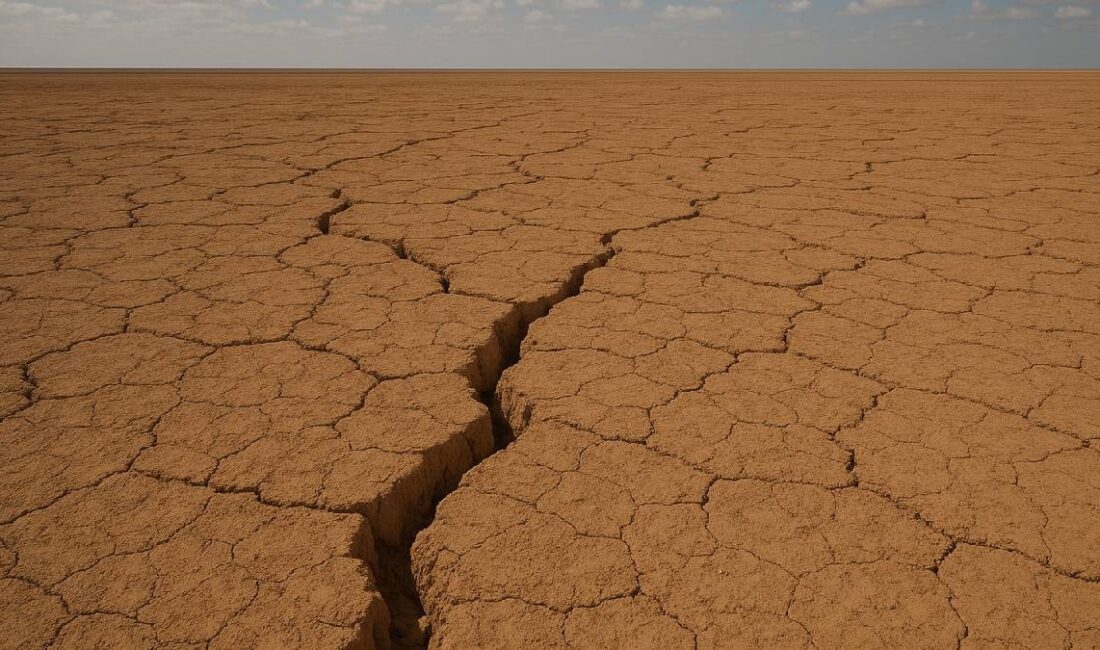 Zeminde dev çatlaklar oluştu: Milyonlarca insan tehlikede Kongo Demokratik Cumhuriyeti'nde yer alan geniş zemin çatlaklarının giderek büyüdüğü